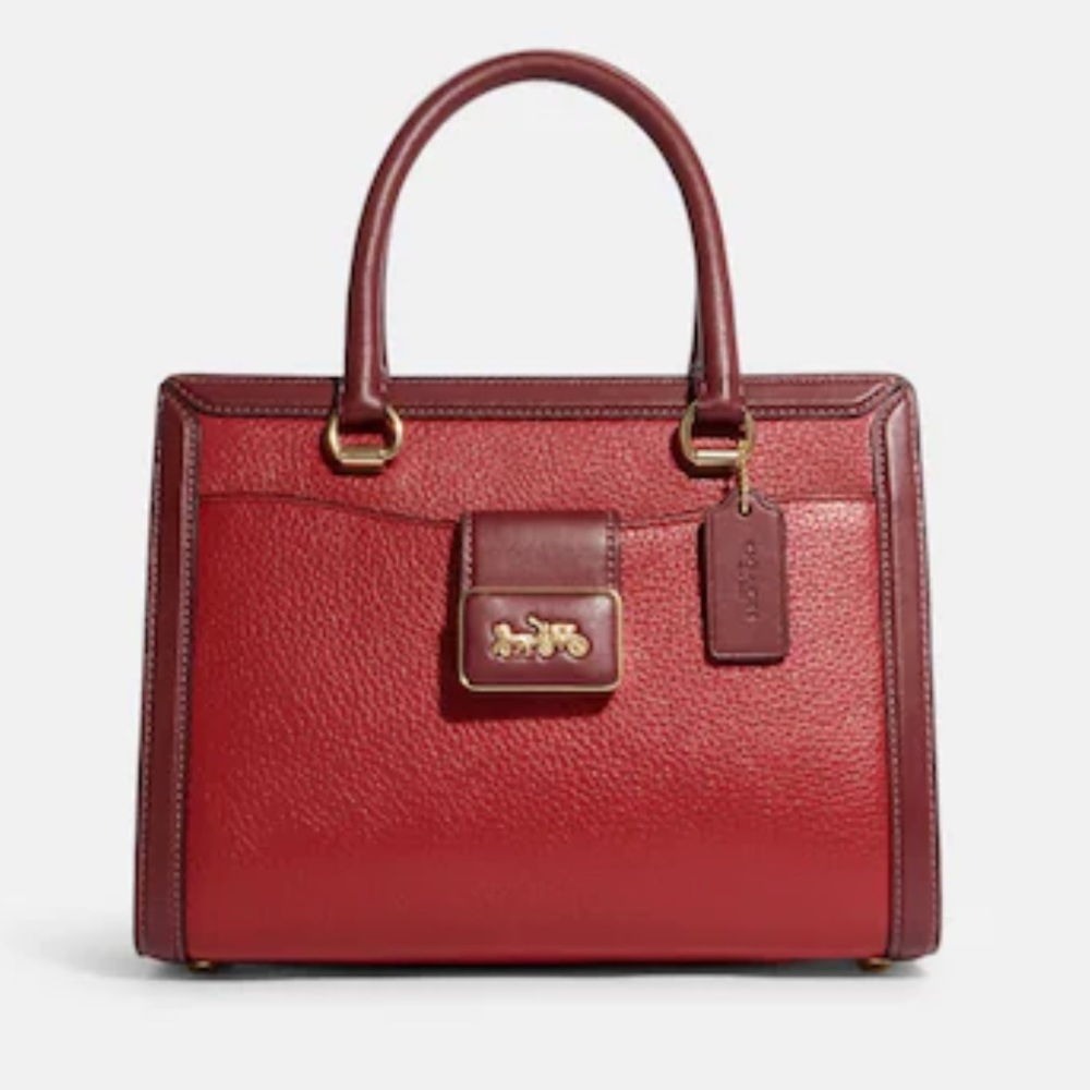 Coach Grace Carryall In Colorblock Crossbody Hand Bag - Picture 3 of 13